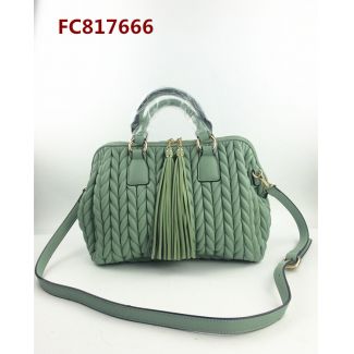 2019 new summer spring embrodiery satchel mint color